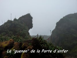 porte d`enfer, soufri&egrave;re, guadeloupe